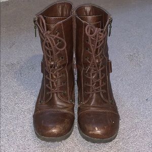 Guess combat boots